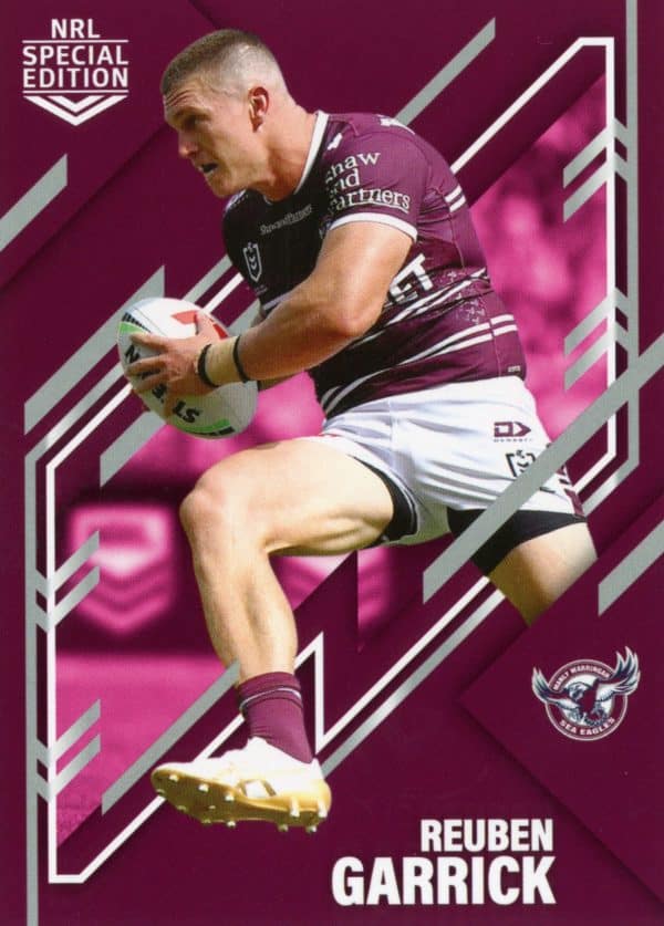 2023 NRL Rivalry Common Card - Base 20 Reuben Garrick Manly Sea Eagles