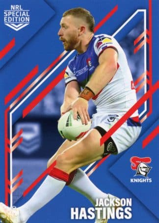 2023 NRL Rivalry Common Card - Base 25 Jackson Hastings Newcastle Knights