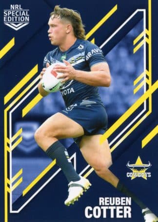 2023 NRL Rivalry Common Card - Base 28 Reuben Cotter North QLD Cowboys