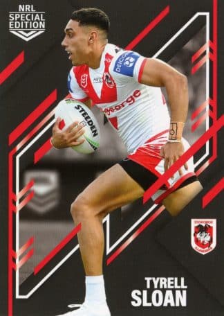 2023 NRL Rivalry Common Card - Base 42 Tyrell Sloan St George Dragons