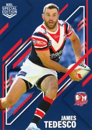 2023 NRL Rivalry Common Card - Base 44 James Tedesco Sydney Roosters