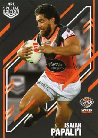 2023 NRL Rivalry Common Card - Base 51 Isaiah Papali'i Wests Tigers