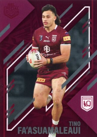 2023 NRL Rivalry Silver Special - S15 Tino Fa'asuamaleaui QLD Maroons