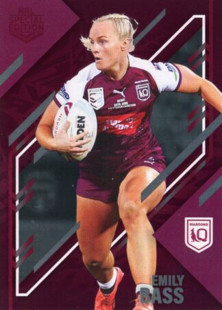 2023 NRL Rivalry Silver Special - S20 Emily Bass QLD Maroons