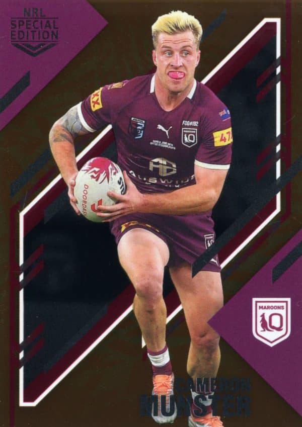 2023 NRL Rivalry Case Card - SC3 Cameron Munster QLD Maroons