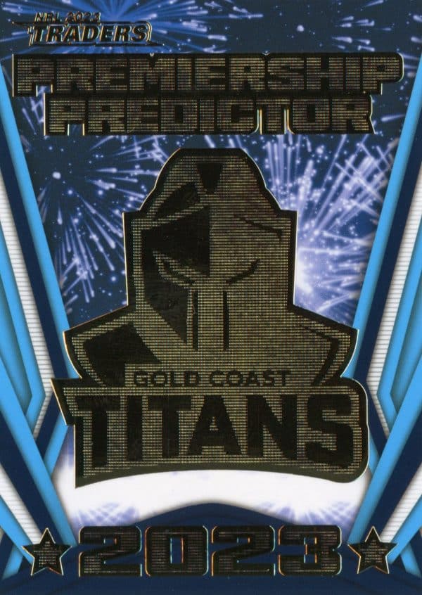 2023 NRL Traders Premiership Predictor - PP06 Gold Coast Titans