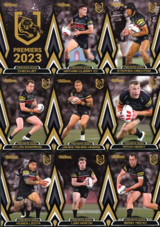 2023 NRL Premiers Set - PP1 to PP9 Penrith Panthers