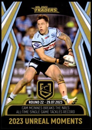 2023 NRL Traders Unreal Moment - GPP04 Cameron McInnes Cronulla Sharks