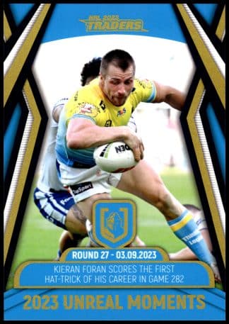 2023 NRL Traders Unreal Moment - GPP06 Kieran Foran Gold Coast Titans