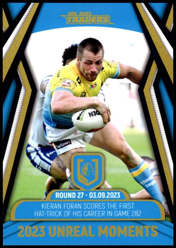 2023 NRL Traders Unreal Moment - GPP06 Kieran Foran Gold Coast Titans