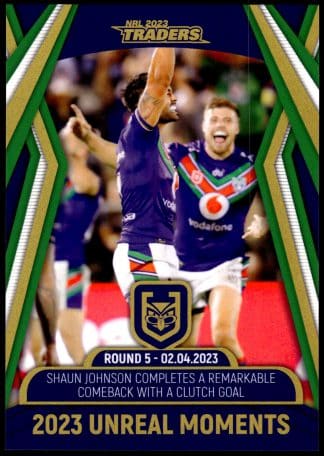 2023 NRL Traders Unreal Moment - GPP16 Shaun Johnson Warriors