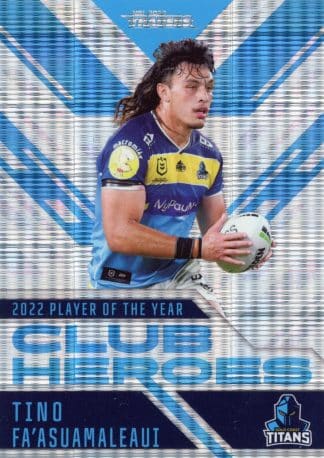 2023 NRL Traders Club Heroes Priority - CHP09 Tino Fa'asuamaleaui Gold Coast Titans