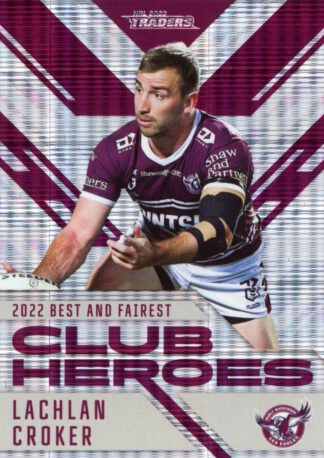 2023 NRL Traders Club Heroes Priority - CHP11 Lachlan Croker Manly Sea Eagles