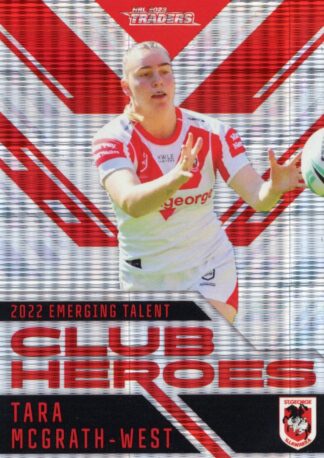 2023 NRL Traders Club Heroes Priority - CHP42 Tara McGrath-West St George Dragons