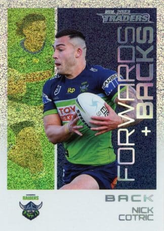 2023 NRL Traders Forwards & Backs Priority - FBPP04 Nick Cotric Canberra Raiders