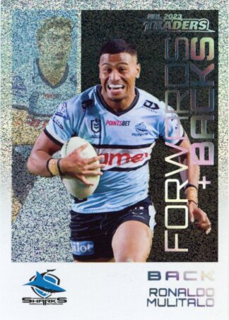 2023 NRL Traders Forwards & Backs Priority - FBPP08 Ronaldo Mulitalo Cronulla Sharks