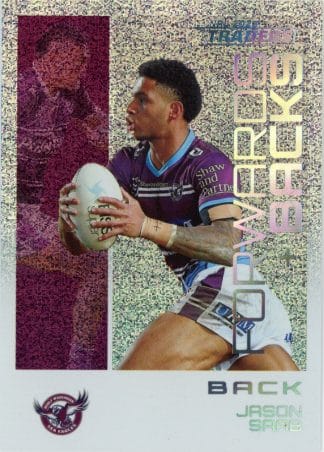 2023 NRL Traders Forwards & Backs Priority - FBPP12 Jason Saab Manly Sea Eagles