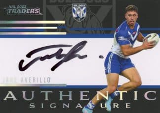 2023 NRL Traders Authentic Signatures Black - ASB03 Jake Averillo Canterbury Bulldogs