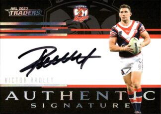 2023 NRL Traders Authentic Signatures Black - ASB14 Victor Radley Sydney Roosters