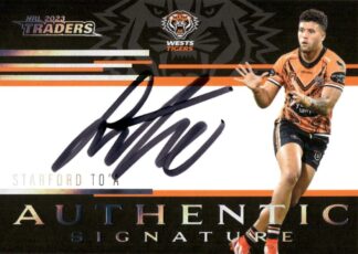 2023 NRL Traders Authentic Signatures Black - ASB16 Starford To'a Wests Tigers