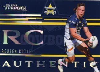 2023 NRL Traders Authentic Initials - AI09 Reuben Cotter North QLD Cowboys