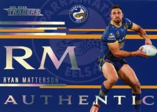 2023 NRL Traders Authentic Initials - AI10 Ryan Matterson Parramatta Eels