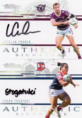 2023 NRL Traders Authentic Signatures White