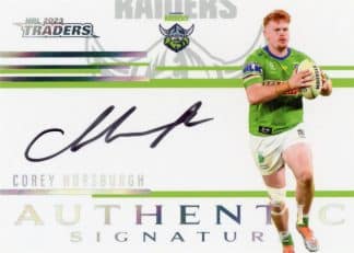 2023 NRL Traders Authentic Signatures White - ASW02 Corey Horsburgh Canberra Raiders