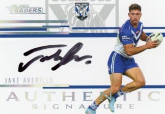 2023 NRL Traders Authentic Signatures White - ASW03 Jake Averillo Canterbury Bulldogs