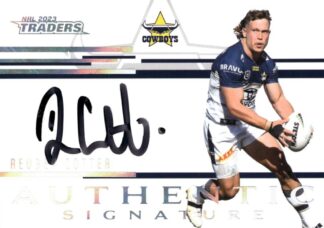 2023 NRL Traders Authentic Signatures White - ASW09 Reuben Cotter North QLD Cowboys