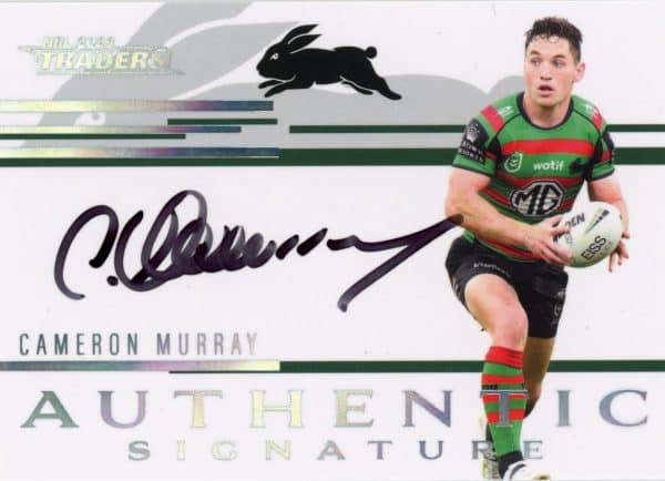 2023 NRL Traders Authentic Signatures White - ASW12 Cameron Murray South Sydney Rabbitohs