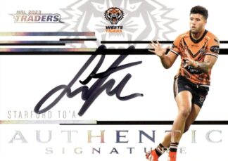 2023 NRL Traders Authentic Signatures White - ASW16 Starford To’a Wests Tigers