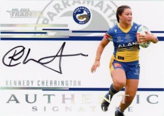 2023 NRL Traders Authentic Signatures White - ASW20 Kennedy Cherrington Parramatta Eels