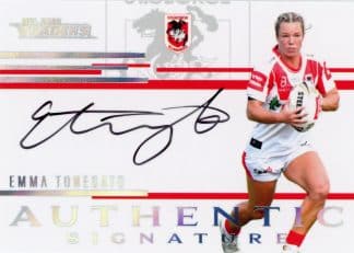 2023 NRL Traders Authentic Signatures White - ASW21 Emma Tonegato St George Dragons
