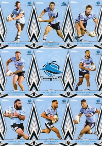 2023 NRL Traders Base Team Set - Cronulla Sharks