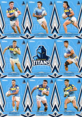 2023 NRL Traders Base Team Set - Gold Coast Titans