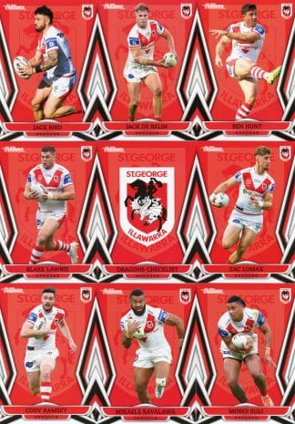 2023 NRL Traders Base Team Set - St George Dragons
