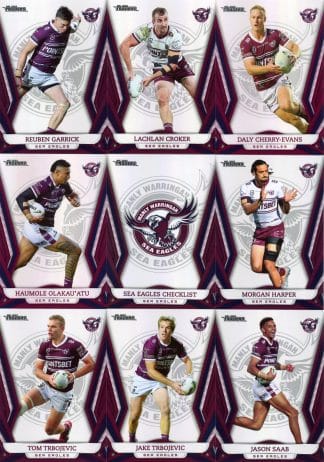 2023 NRL Traders Pearl Special Team Set - Manly Sea Eagles