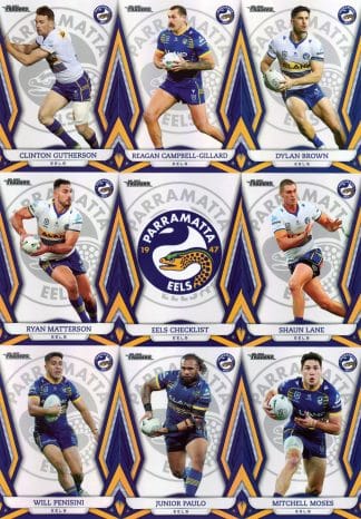 2023 NRL Traders Pearl Special Team Set - Parramatta Eels