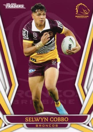2023 NRL Traders Common Card - Base 004 Selwyn Cobbo Brisbane Broncos