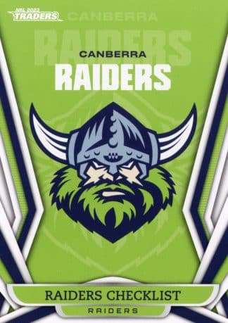 2023 NRL Traders Team Master Set #4 - Canberra Raiders