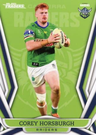 2023 NRL Traders Common Card - Base 013 Corey Horsburgh Canberra Raiders