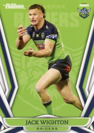 2023 NRL Traders Common Card - Base 019 Jack Wighton Canberra Raiders