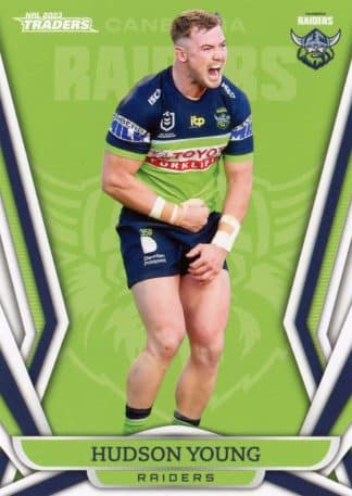 2023 NRL Traders Common Card - Base 020 Hudson Young Canberra Raiders