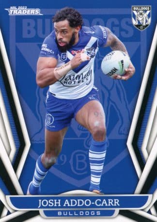 2023 NRL Traders Common Card - Base 022 Josh Addo-Carr Canterbury Bulldogs