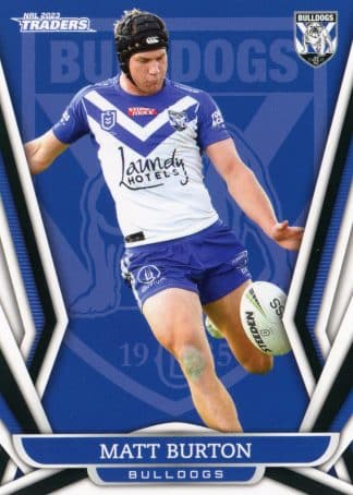 2023 NRL Traders Common Card - Base 024 Matt Burton Canterbury Bulldogs