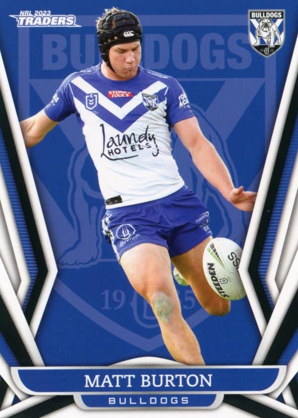 2023 NRL Traders Common Card - Base 024 Matt Burton Canterbury Bulldogs