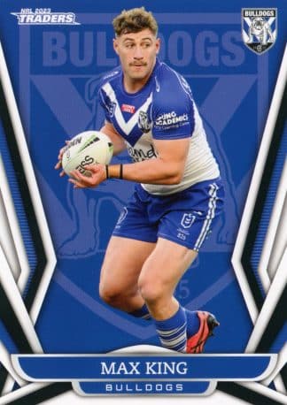 2023 NRL Traders Common Card - Base 026 Max King Canterbury Bulldogs