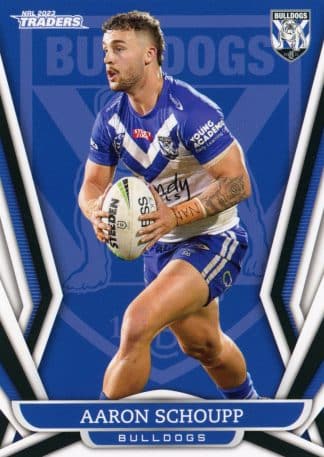 2023 NRL Traders Common Card - Base 029 Aaron Schoupp Canterbury Bulldogs
