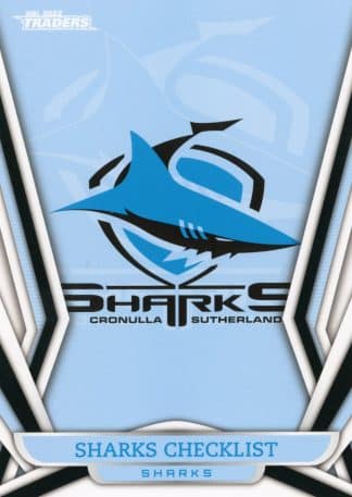 2023 NRL Traders Common Card - Base 031 Checklist Cronulla Sharks